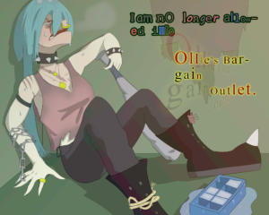 Orcsune is not allowed into Ollie's Bargain Outlet.