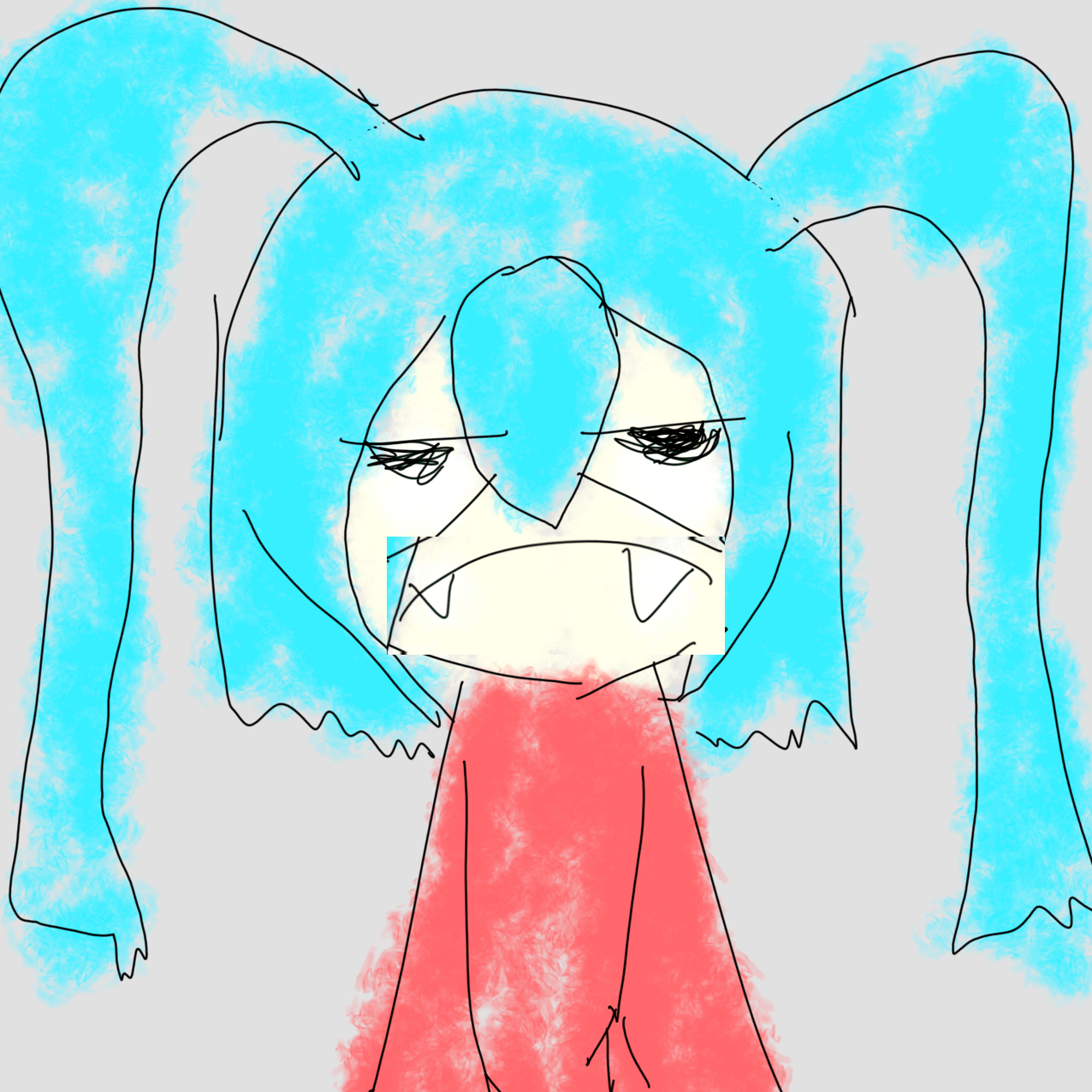 April fools orcsune frowning.